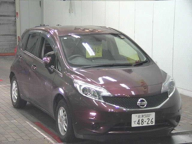 Nissan Note  с аукциона в Японии