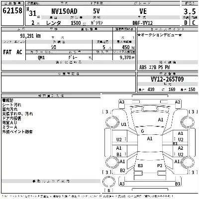 NISSAN NV150 AD
