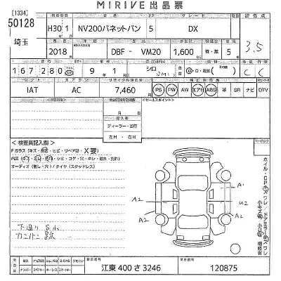Nissan NV200 VANETTE VAN