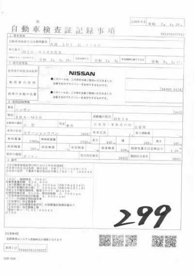 Nissan NV200 VANETTE