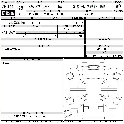 SUBARU SUBARU XV