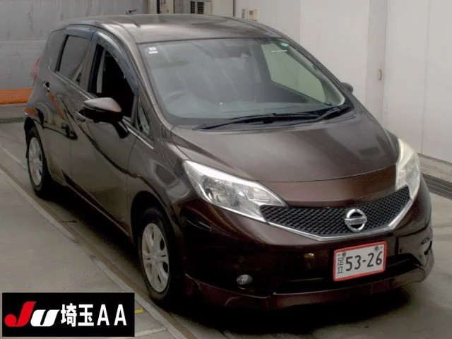 Nissan Note  с аукциона в Японии