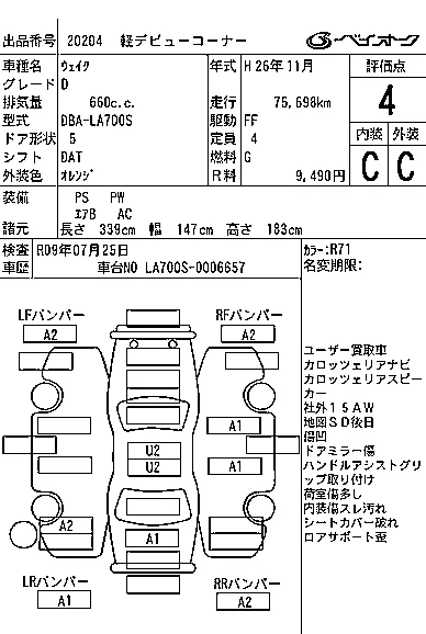 DAIHATSU WAKE