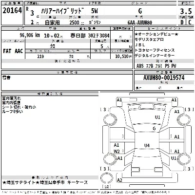 Toyota HARRIER HYBRID