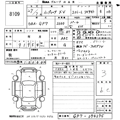 Subaru SUBARU XV