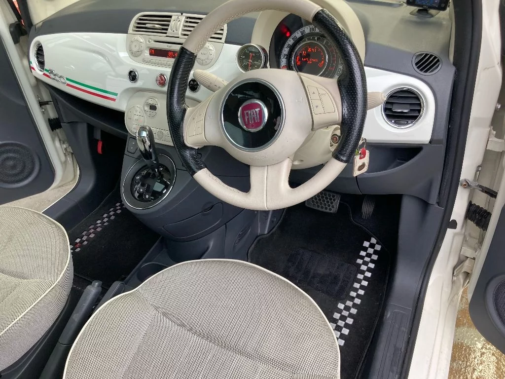Fiat 500  с аукциона в Японии