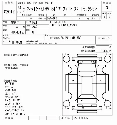 Honda FIT SHUTTLE HYBRID