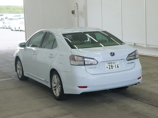Lexus HS250h  с аукциона в Японии
