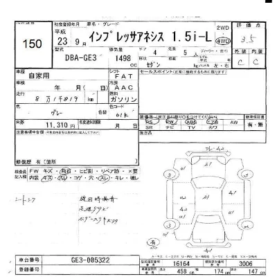 Subaru IMPREZA ANESIS
