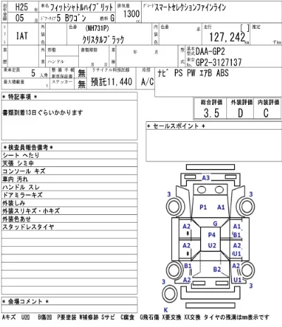 Honda FIT SHUTTLE HYBRID