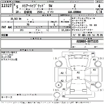 Toyota HARRIER HYBRID