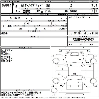 Toyota HARRIER HYBRID