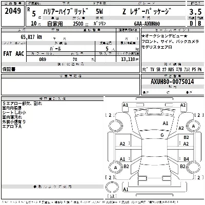 Toyota HARRIER HYBRID