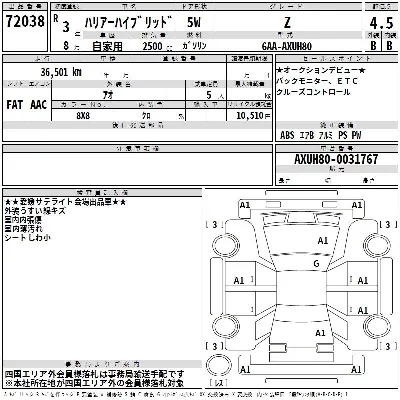 Toyota HARRIER HYBRID
