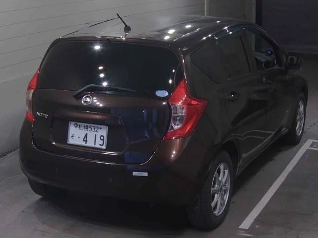 Nissan Note  с аукциона в Японии