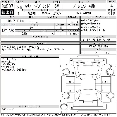 Toyota HARRIER HYBRID