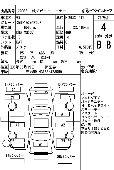 Nissan Moco  с аукциона в Японии