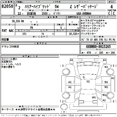 Toyota HARRIER HYBRID