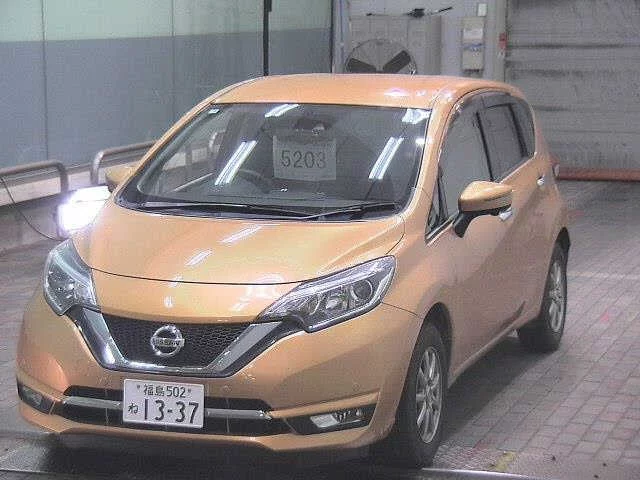 Nissan Note  с аукциона в Японии