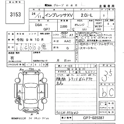 Subaru SUBARU XV