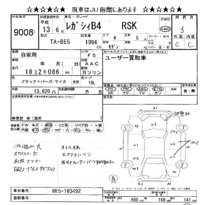 Subaru LEGACY B4