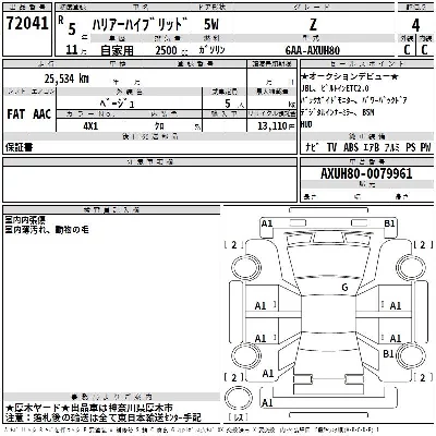 Toyota HARRIER HYBRID