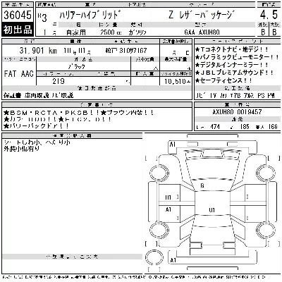 Toyota HARRIER HYBRID