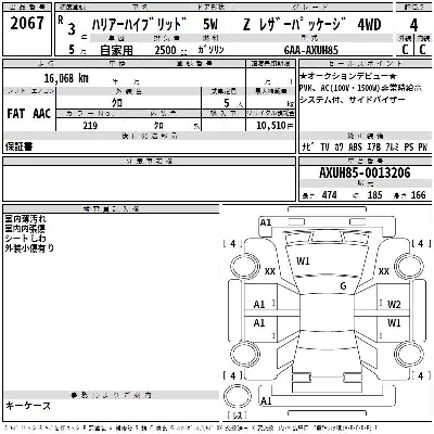 Toyota HARRIER HYBRID