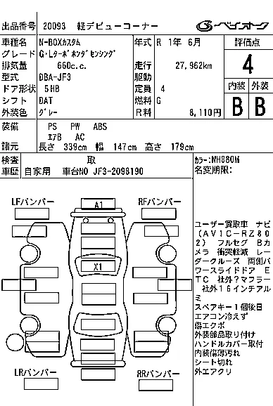 Honda N BOX CUSTOM