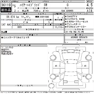 Toyota HARRIER HYBRID