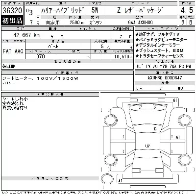 Toyota HARRIER HYBRID