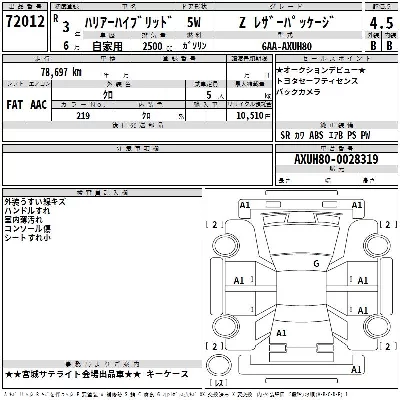 Toyota HARRIER HYBRID