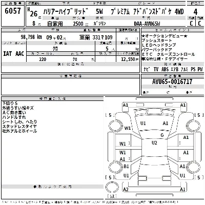 Toyota HARRIER HYBRID