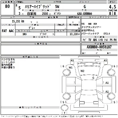 Toyota HARRIER HYBRID