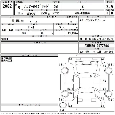 Toyota HARRIER HYBRID