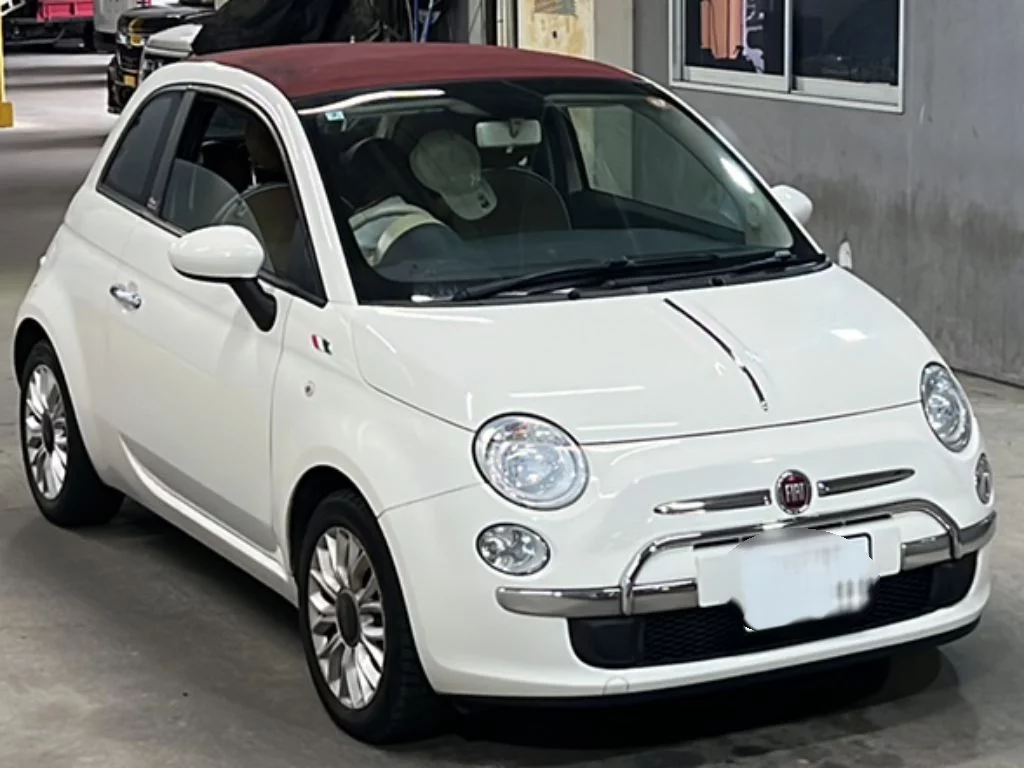 Fiat 500  с аукциона в Японии
