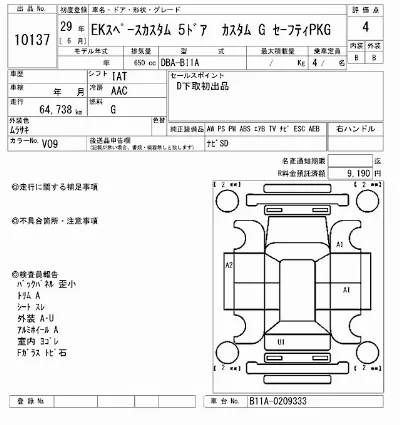 Mitsubishi EK SPACE CUSTOM