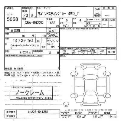 Suzuki WAGON R STINGRAY