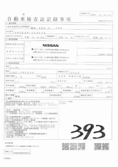 Nissan NV350 Caravan