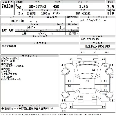 Toyota Corolla Axio