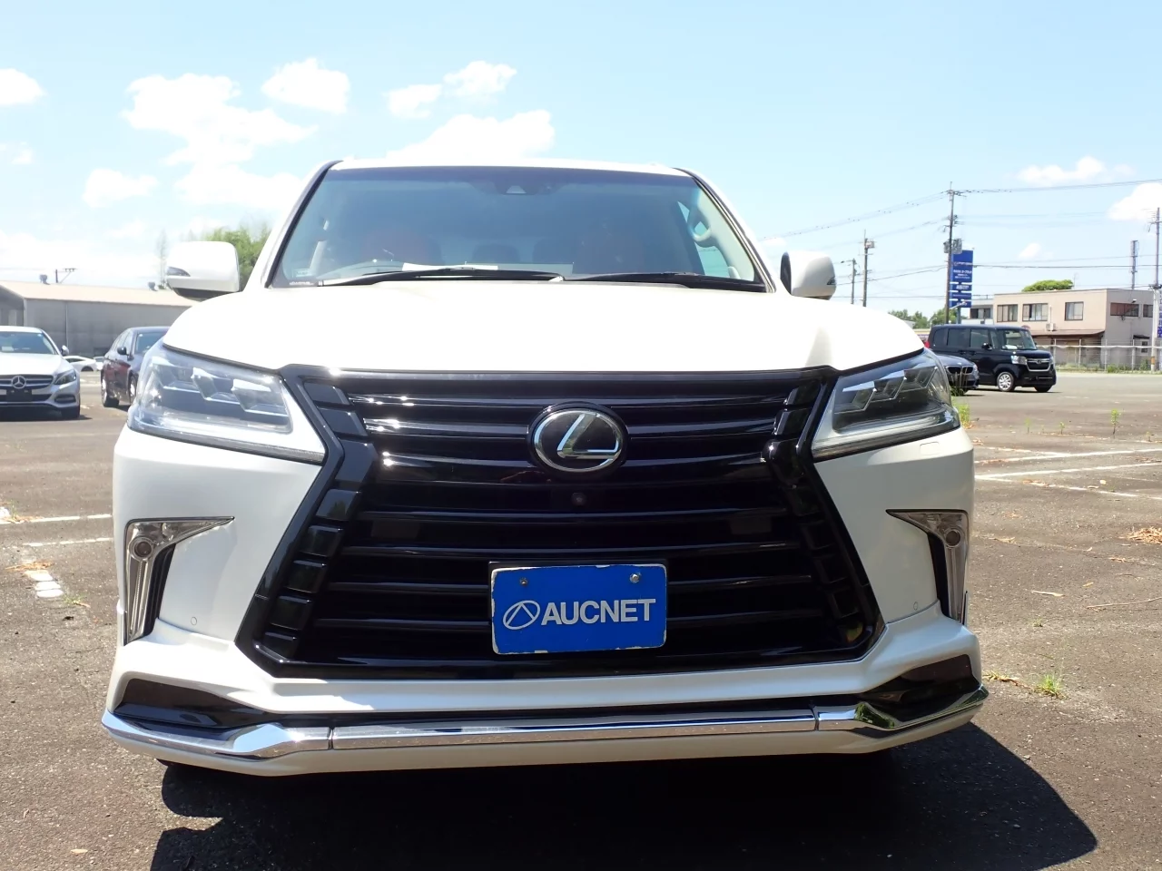 Lexus LX570  с аукциона в Японии
