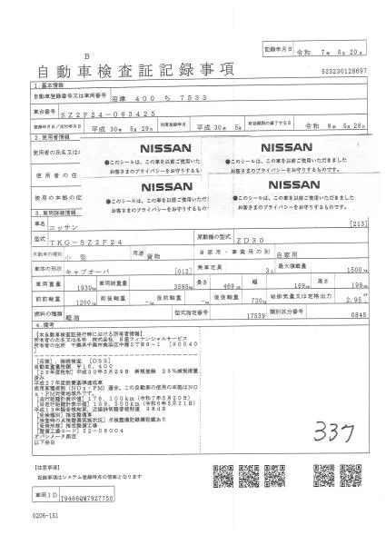 Nissan Atlas  с аукциона в Японии