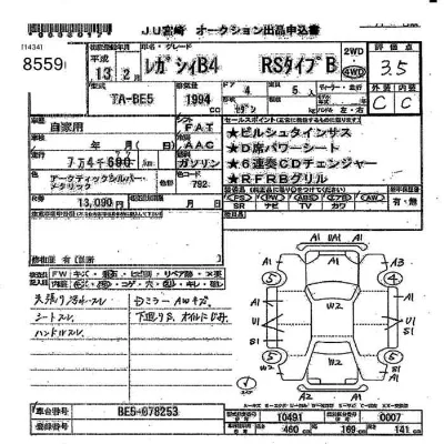 Subaru LEGACY B4