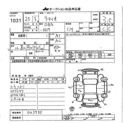 Nissan TIIDA LATIO