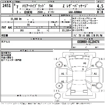 Toyota HARRIER HYBRID