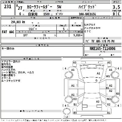 Toyota Corolla Fielder