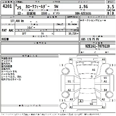 Toyota Corolla Fielder