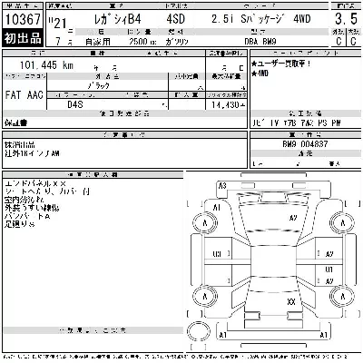 Subaru LEGACY B4