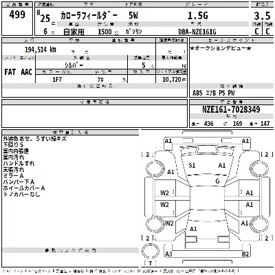 Toyota Corolla Fielder