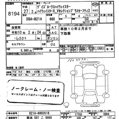 Nissan DAYZ ROOX